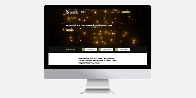 Code Galaxy deliver a quick turnaround for new NHS Apprenticeship Awards website