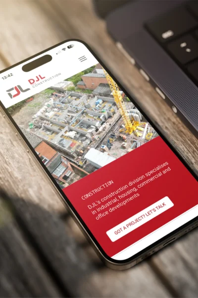 Construction website design lancashire
