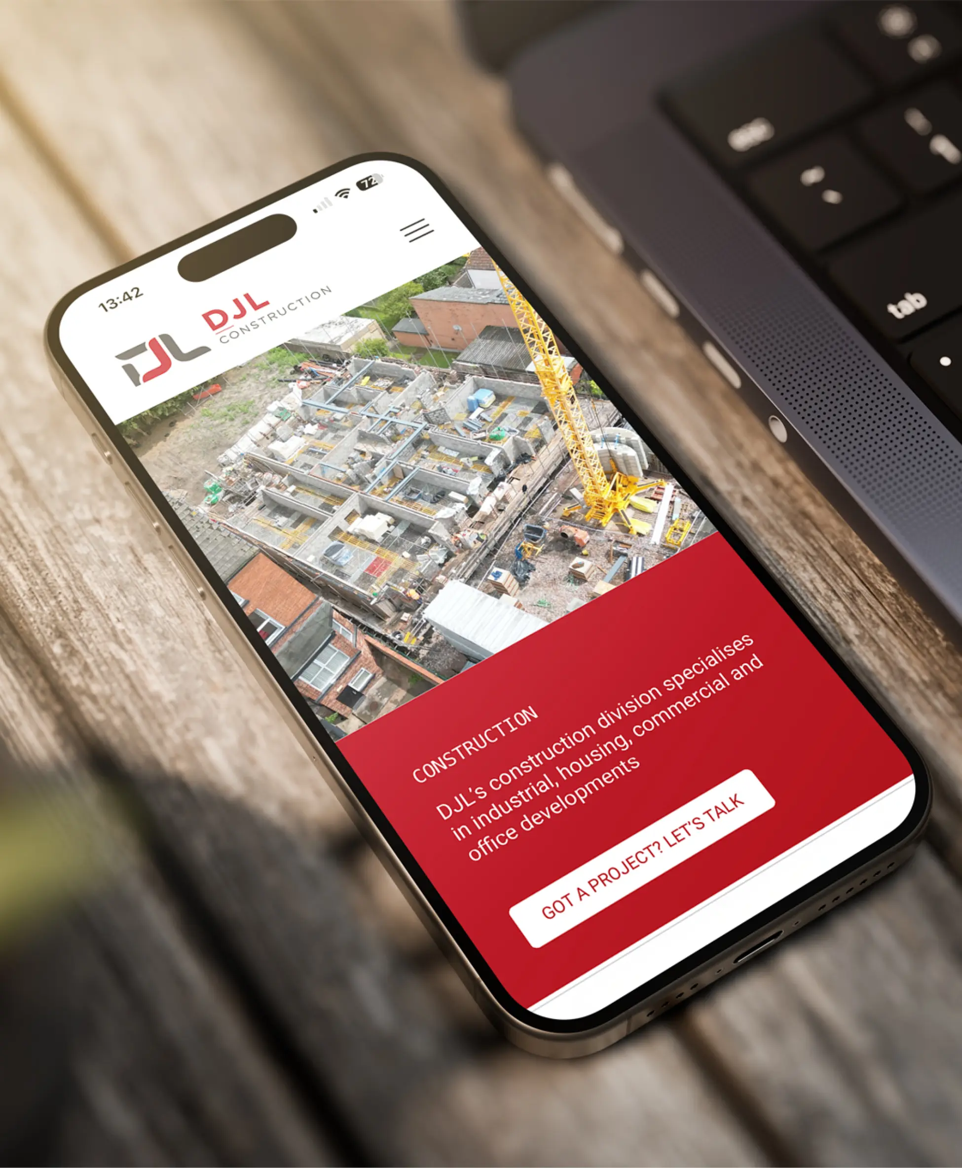 Construction website design lancashire
