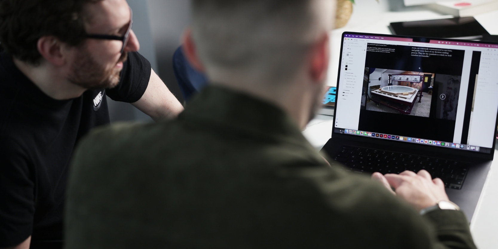 Business team planning software development strategy before building an MVP